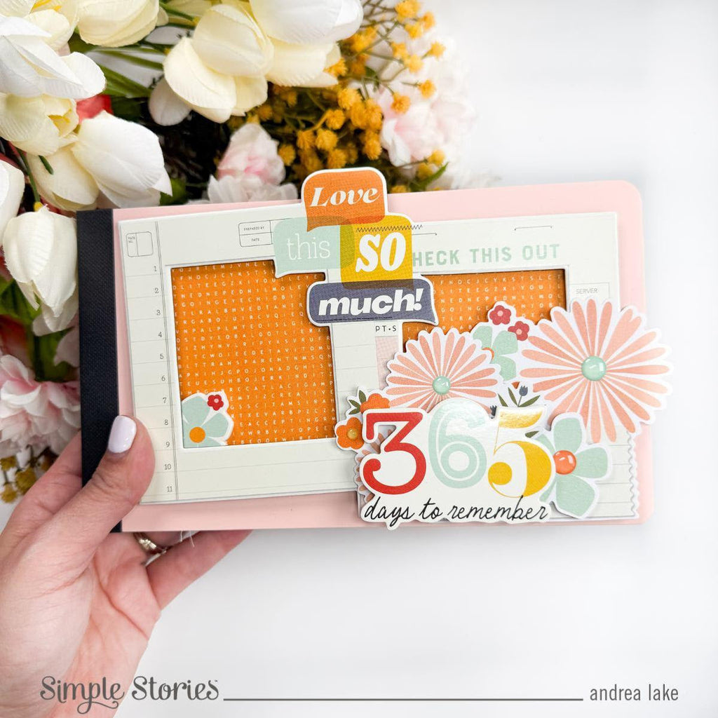 Simple Stories For The Record Floral Bits And Pieces 23521 Yearly Journal Project