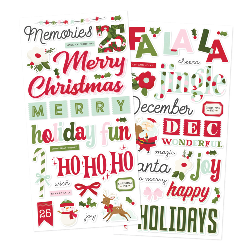 Simple Stories Kringle And Co Foam Stickers 27522