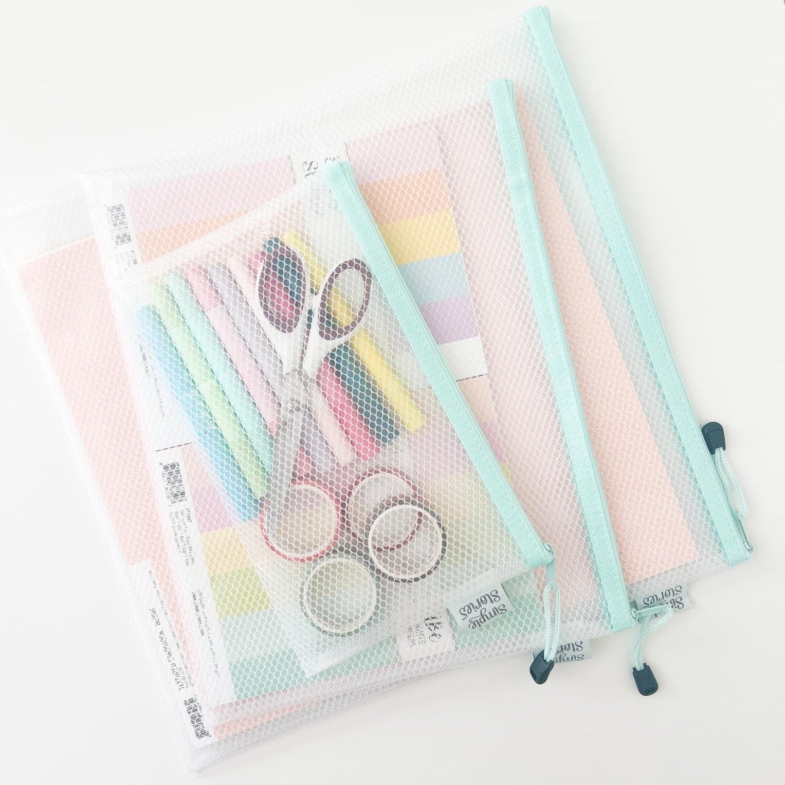 Simple Stories Large Craft Storage Pouch 25683 in use