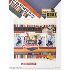 Simple Stories Rustic Legend Bits And Pieces 26619 Masculine Motorcycle Layout