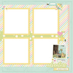 Simple Stories Say Cheese Classic Pooh Baby Page Kit 25837 Story Book Layout