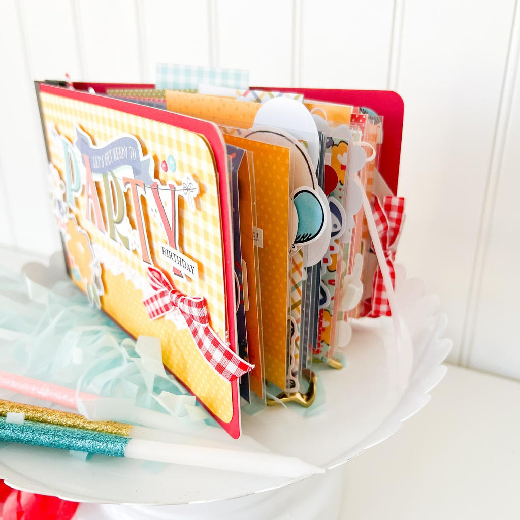 Simple Stories Say Cheese Classic Pooh Birthday 6 x 8 Paper Pad 24818 Adorable Flipbook