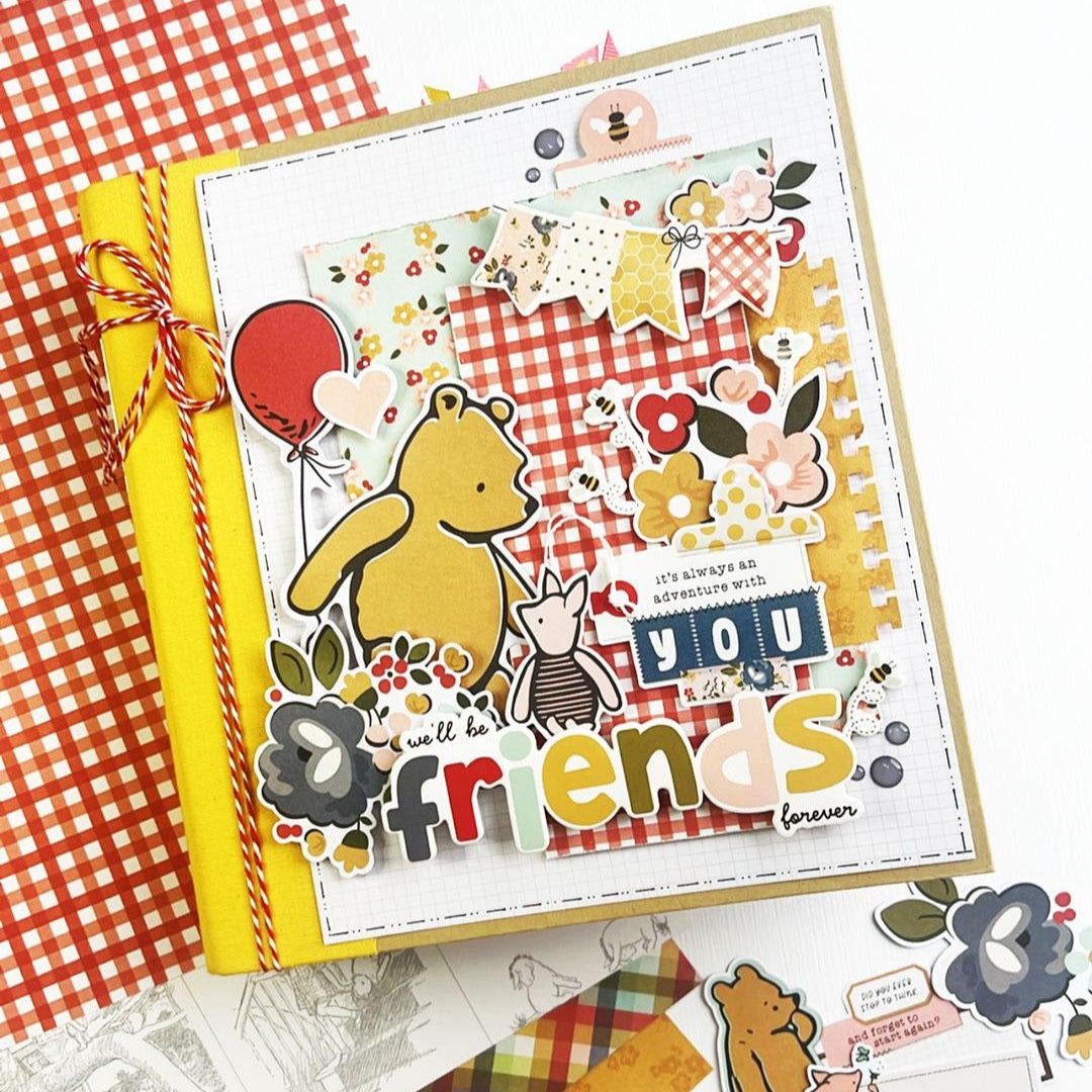 Simple Stories Say Cheese Classic Pooh Sentiment Bits And Pieces 23924 Friends Album