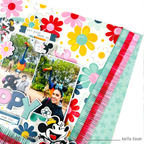 Simple Stories Say Cheese Happiest Place Journal Bits And Pieces 26228 Disney Ears Layout