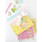 Simple Stories Tea Garden Glitter Enamel Dots 24124 Spring Card