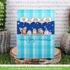 Lawn Fawn Starry Sky Background Hot Foil Plate Sending Joy