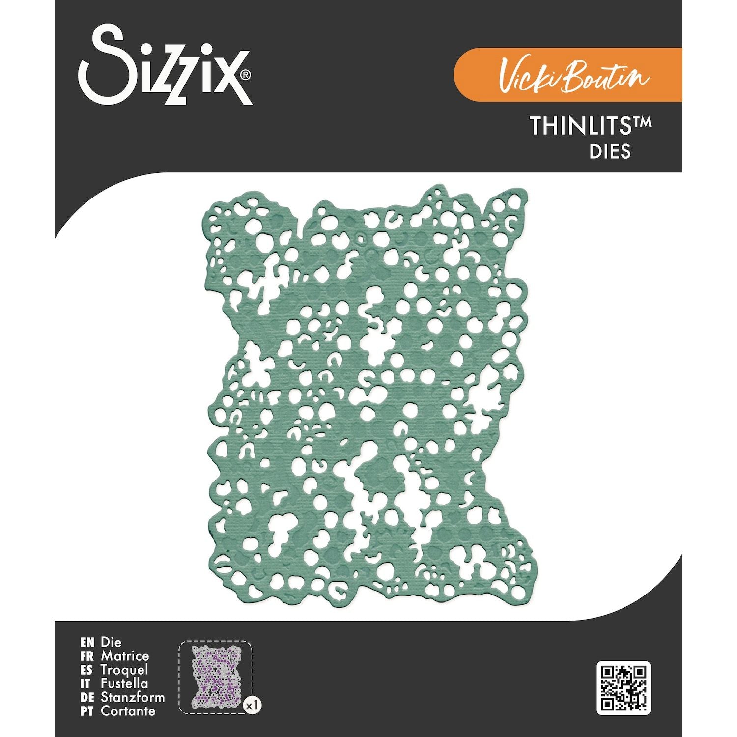 Sizzix Bubble Wrap Background Thinlits Die 667084