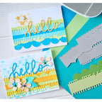 Sizzix Double Edgers Thinlits Dies 667072 hello