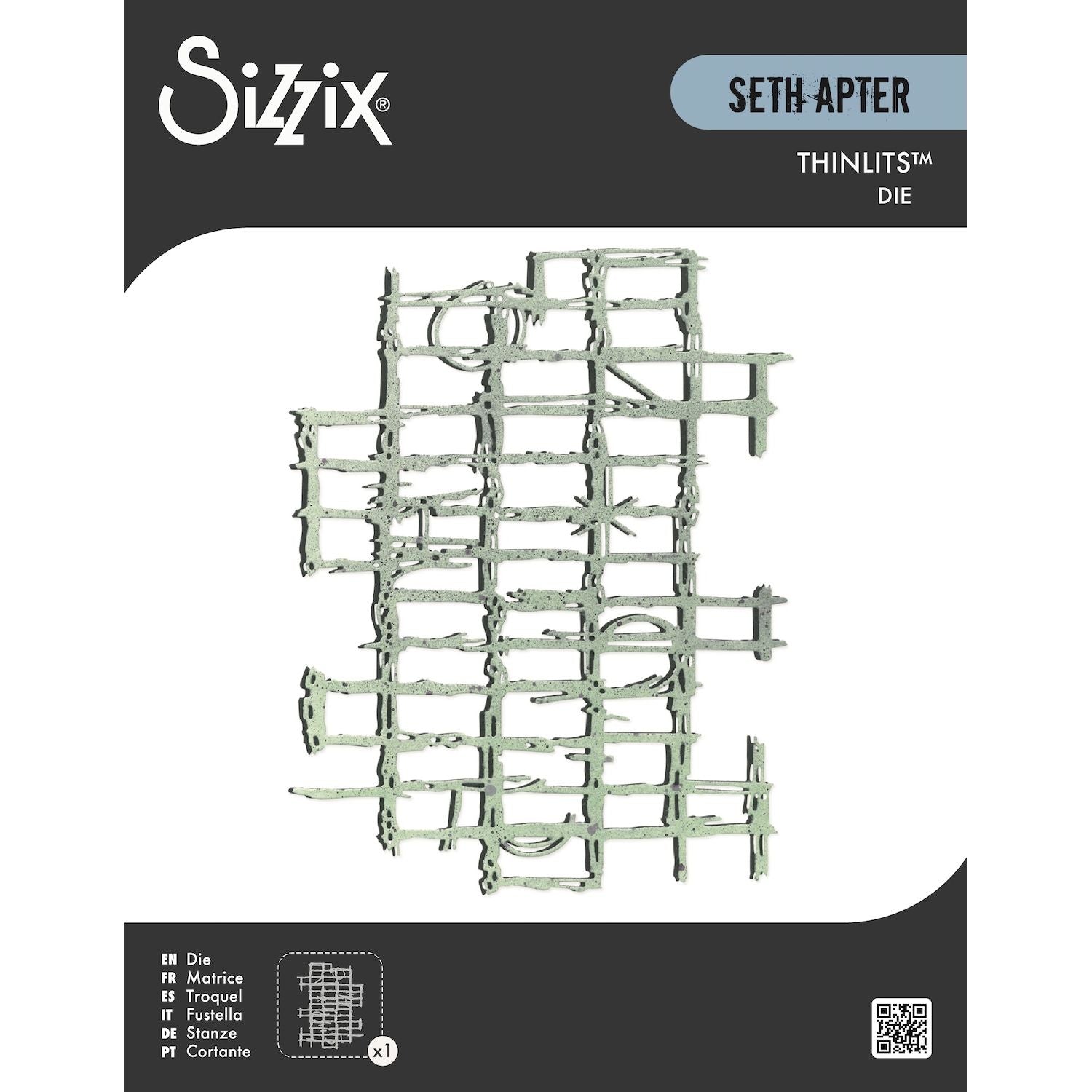 Sizzix Gridiron Thinlits Die Set 667051