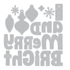 Sizzix Oh So Merry Thinlits Die Set 667166 line work