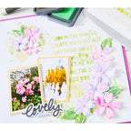 Sizzix Stitched Floral Thinlits Die Set 667164 flowers