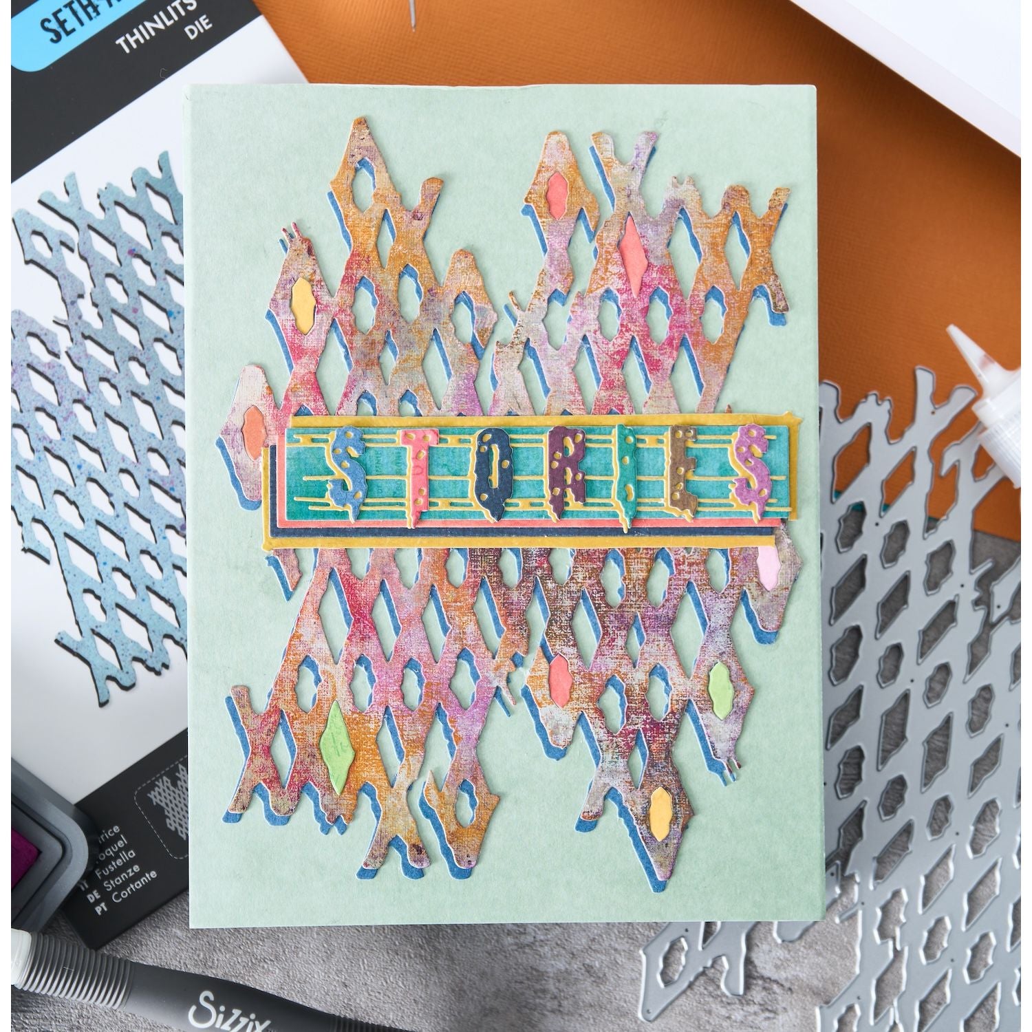 Sizzix Stretchers Thinlits Die Set 667022 net