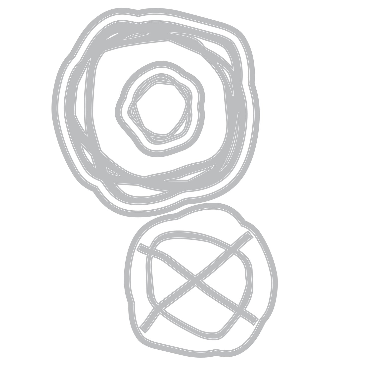 Sizzix Twisters Thinlits Dies 666909 line art