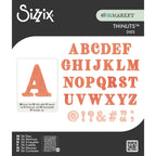 Sizzix and 49 and Market Lino Type Revival Thinlits Dies 667221