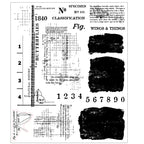 Sizzix and 49 and Market Wings and Things Clear Stamps Set 667183 numbers