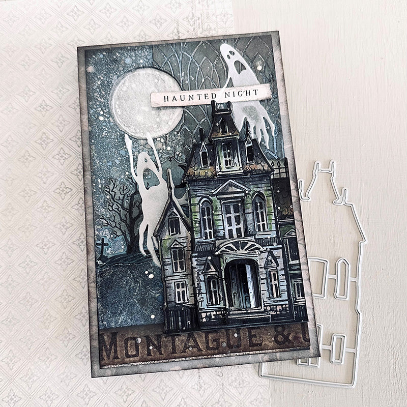 Simon Says Stamp Sketch Manor Wafer Dies 408sss Halloween Card