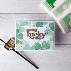Simon Says Stamp Sketched Clovers Wafer Dies 1263mdc To Be Loved St. Patrick's Day Card | color-code:ALT01
