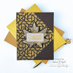 Simon Says Stamp Sketched Leaves Wafer Dies 1157mdc Sweet Wishes Grateful Card