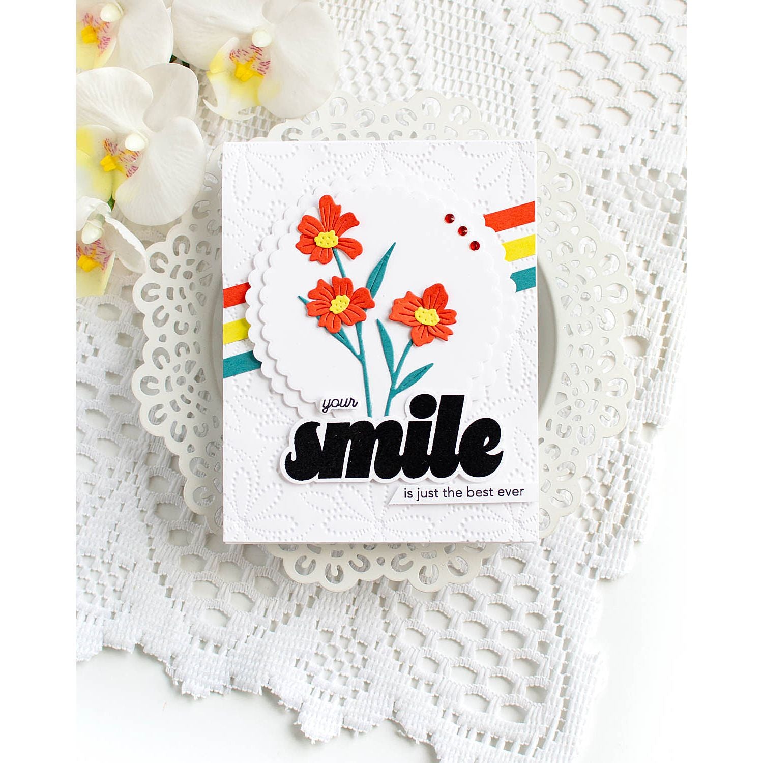 CZ Design Smile Wafer Dies czd270c Friend Like You Smile Card | color-code:ALT02
