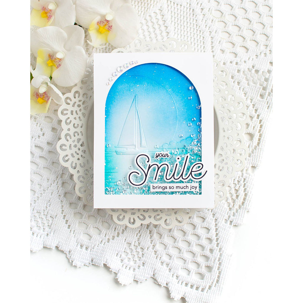 CZ Design Clear Stamps Smile cz397c Friend Like You Smile Card | color-code:ALT04