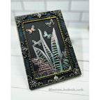 Simon Says Stamp Set of 5 Stencils Snake Plant 1085mtc Moments in Time Home Decor