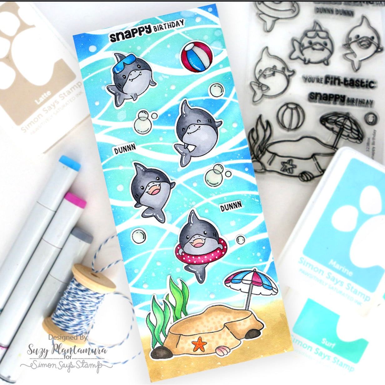 Simon Says Stamp Snappy Birthday Wafer Dies 1347sdc Friend Like You Birthday Card | color-code:ALT03