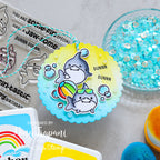 Simon Says Clear Stamps Snappy Birthday 3238ssc Friend Like You Shark Tag