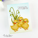 Simon Says Stamp Snowbell Bouquet Wafer Dies s984 Rain or Shine Birthday Card | color-code:ALT03