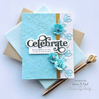 Simon Says Stamp Snowflake Burst Pinpoint Plate Wafer Dies s913 Diecember Christmas Card