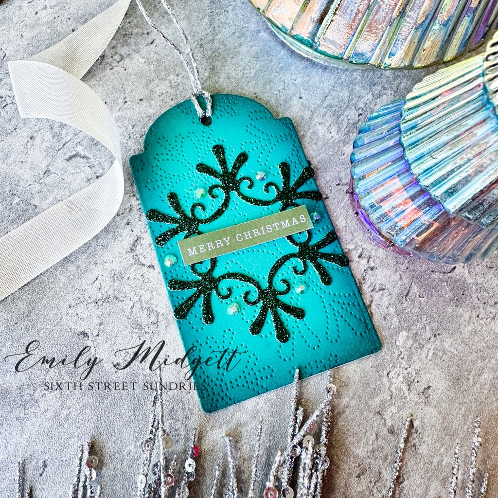 Simon Says Stamp Snowflake Burst Pinpoint Plate Wafer Dies s913 Diecember Christmas Tag | color-code:ALT06