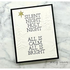 Simon Says Stamp Embossing Folder Snowy Hillside sf558 And Everything Nice Christmas Card