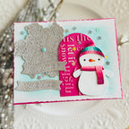 Simon Says Stamp Snuggle Snowman Wafer Dies s1117 DieCember Holiday Card