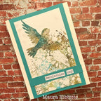 Simon Says Stamp Soaring Layered Bird Wafer Die s854 Out Of This World