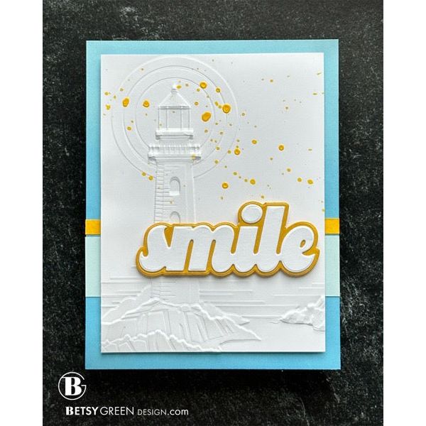 CZ Design Solo Smile Wafer Dies czd271c Friend Like You Smile Card | color-code:ALT01