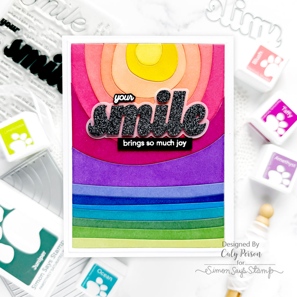 CZ Design Solo Smile Wafer Dies czd271c Friend Like You Smile Card | color-code:ALT08