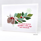 Simon Says Stamps and Dies Sparkle Season set1065ss Holiday Card