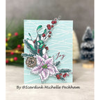 Simon Says Clear Stamp Sparkle Strands 1077ss Sweet Wishes Christmas Card