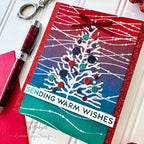 Simon Says Clear Stamp Sparkle Strands 1077ss Sweet Wishes Christmas Card | color-code:ALT04