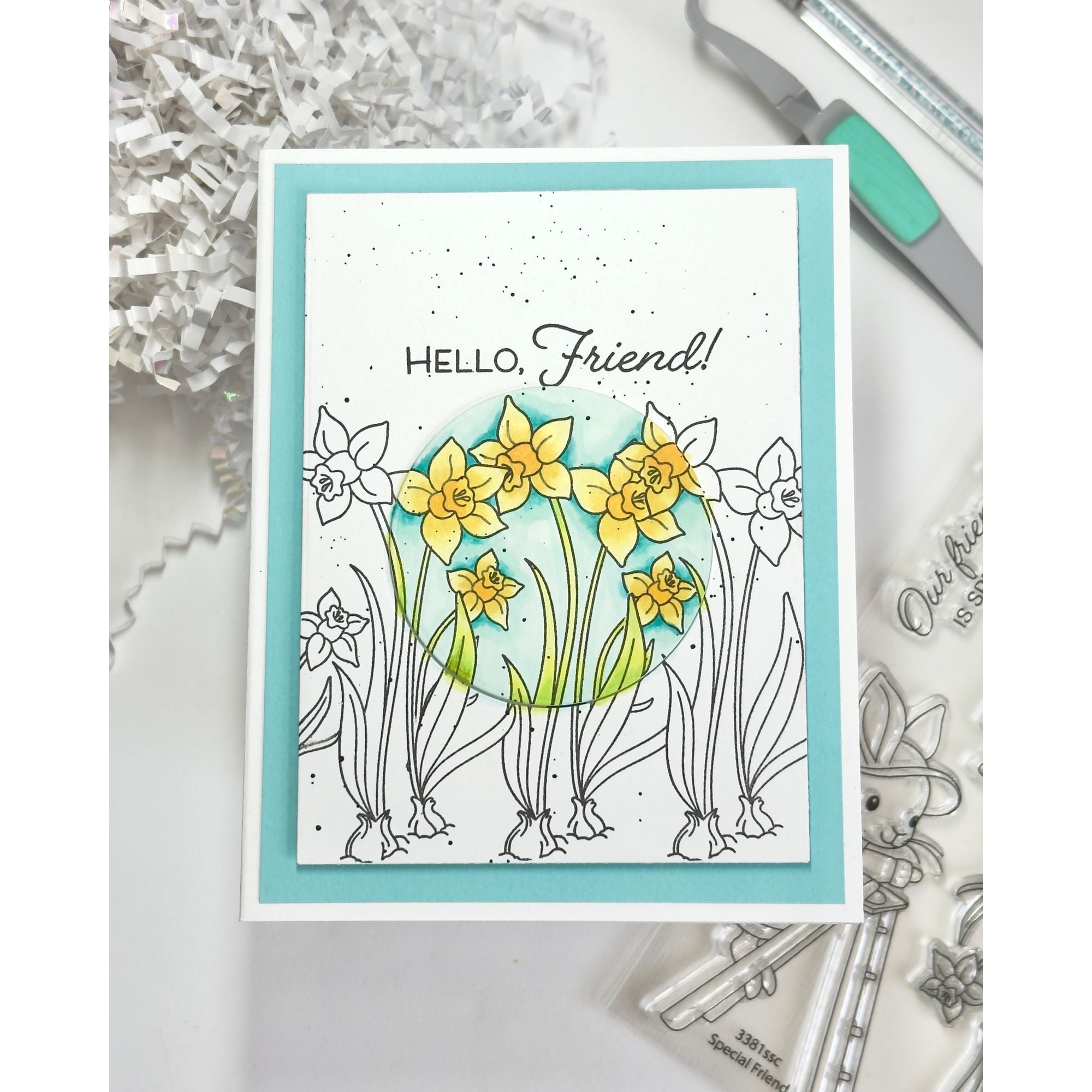 Simon Says Stamps and Dies Special Friend set1179sf Beautiful Moments Friend Card