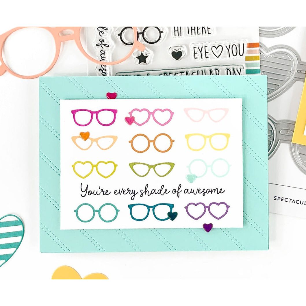Concord & 9th Spectacular Shades Clear Stamps 11840 every shade of awesome