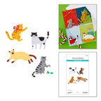 Spellbinders Christmas Cats Etched Dies s4-1546