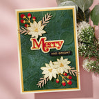 Spellbinders Christmas Foliage Etched Dies s4-1452 bright