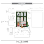 Spellbinders City Holiday Etched Dies s7-277 guide