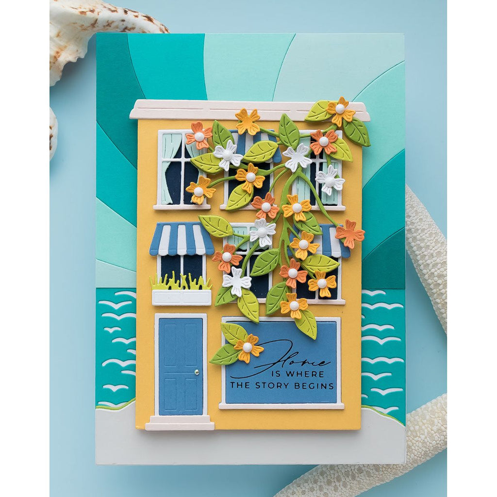Spellbinders City Holiday Etched Dies s7-277 ocean