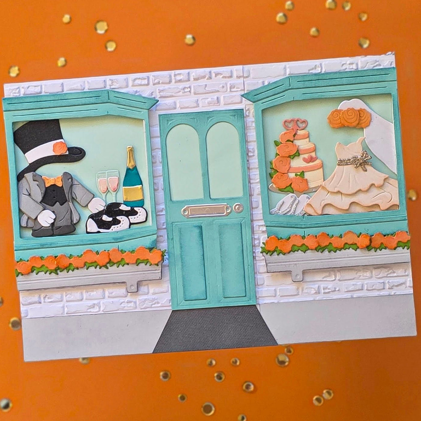 Spellbinders Classic Mouse Wedding Die Bundle dress