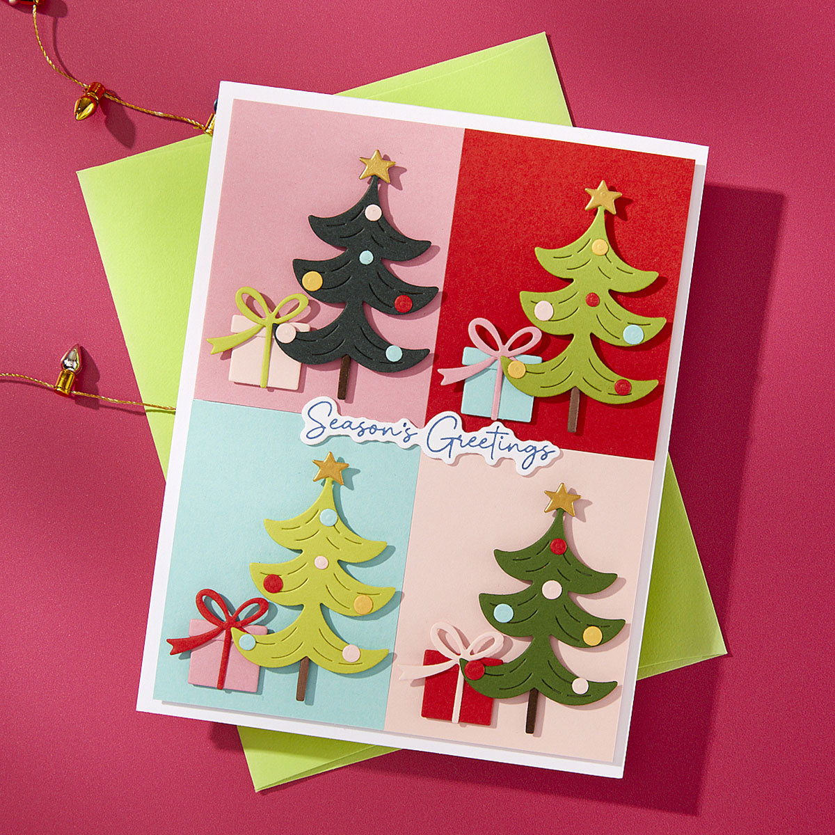 Spellbinders Cocoa Wonderland Etched Dies s5-702 presents