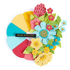 Spellbinders Color Swatch Petal, Wheel, Die and Ring Bundle flower