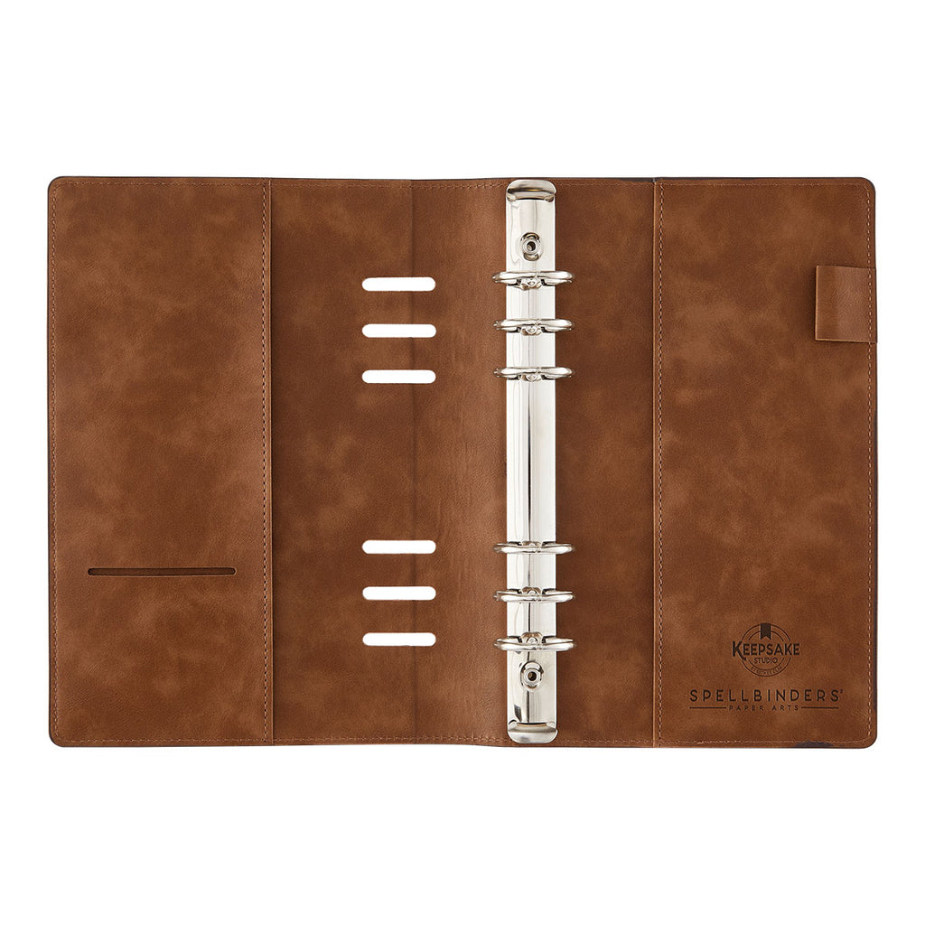 Spellbinders Dark Roast Binder t-111 inside