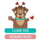 Spellbinders Darling Dog Etched Dies s5-734 dog