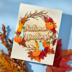 Spellbinders Dimpled 3D Embossing Folder e3d-138 autumn